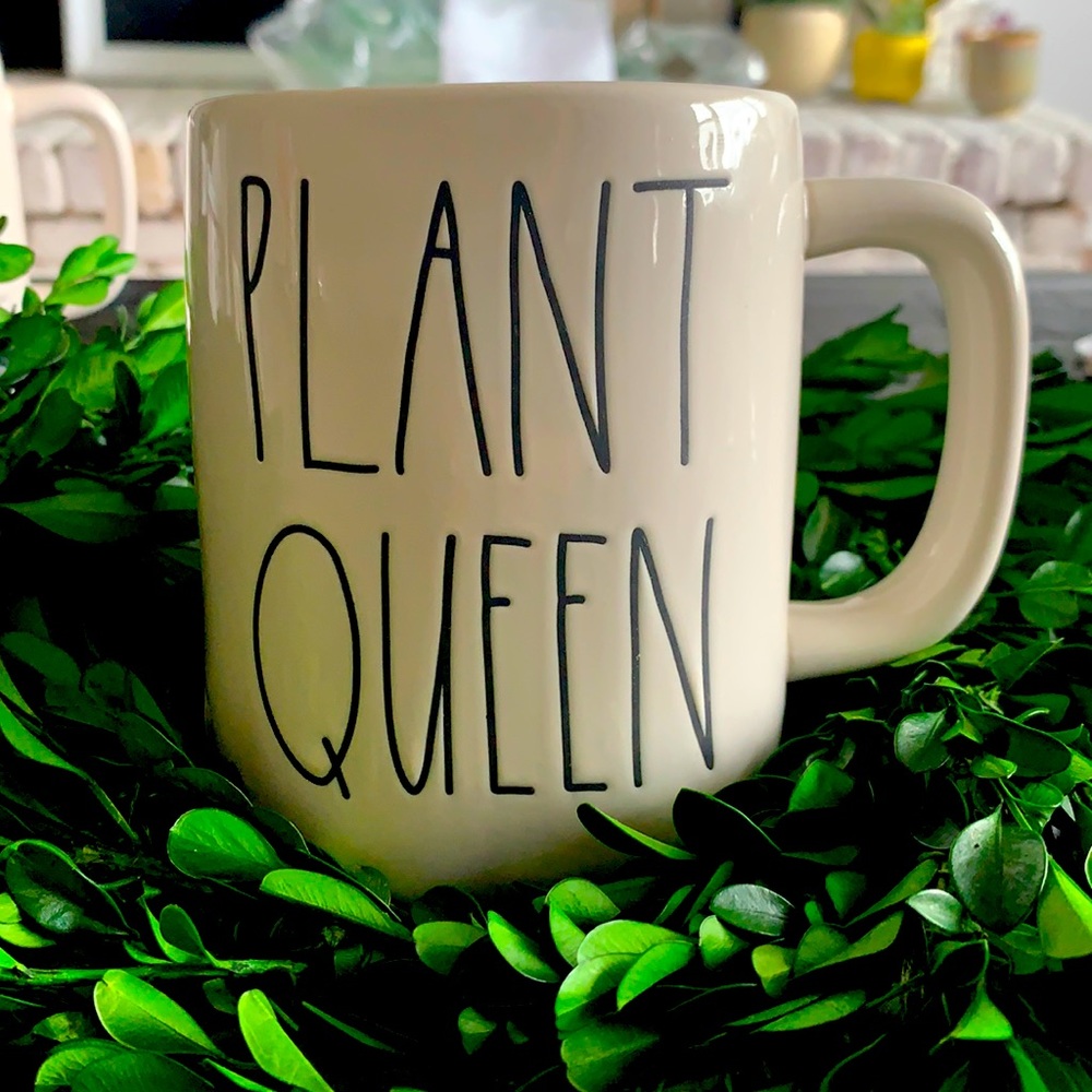 Rae Dunn mug PLANT QUEEN